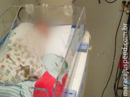 Bebê nasce sem ânus em Campo Grande e família busca vaga para cirurgia