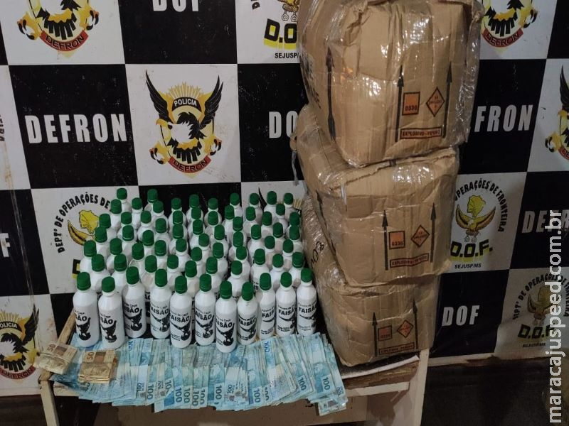 Boliviana é presa com mais de 40 kg de pólvora durante Operação Boliviana é presa com mais de 40 kg de pólvora durante Operação