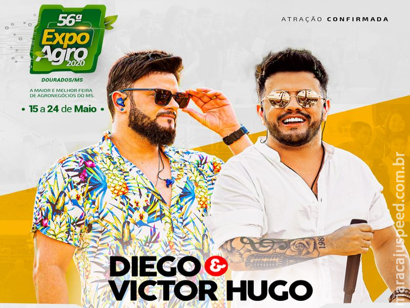 Diego & Victor Hugo é a quinta atração confirmada da 56ª Expoagro Diego & Victor Hugo é a quinta atração confirmada da 56ª Expoagro
