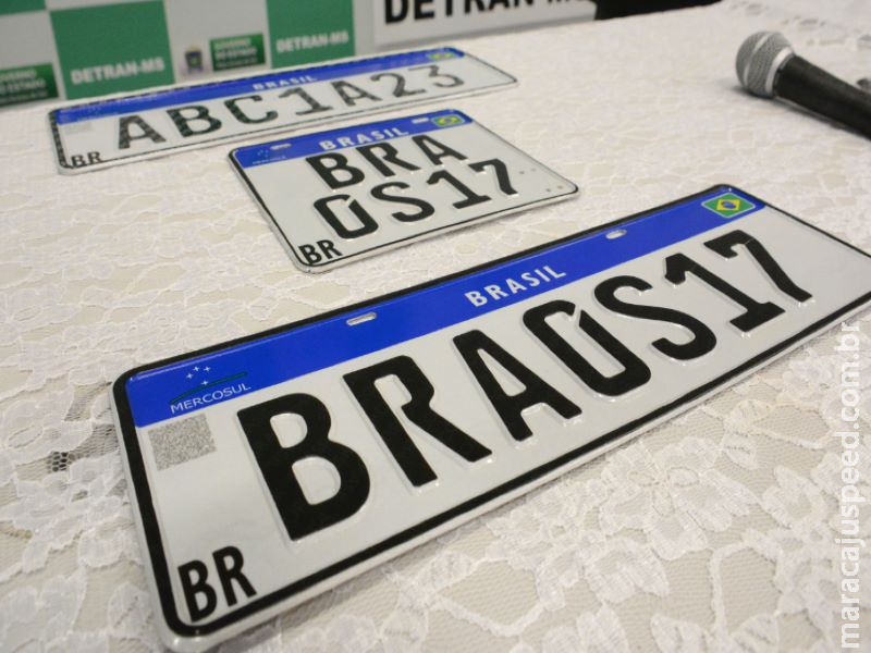 Fiscalização do Procon baixa preço da placa Mercosul