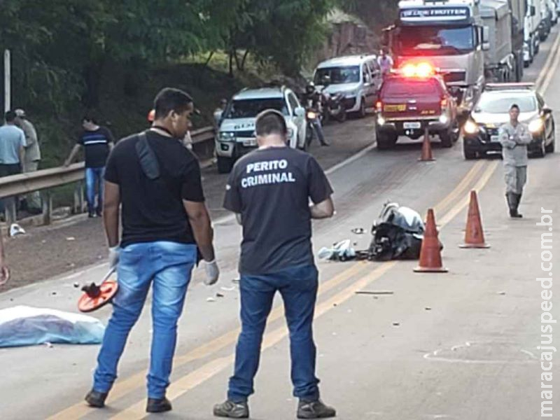 Identificada motociclista que morreu ao bater em caminhão na BR-262