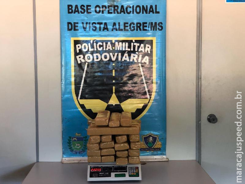 Maracaju: Polícia Militar Rodoviária prende mulher que levaria droga até o MT