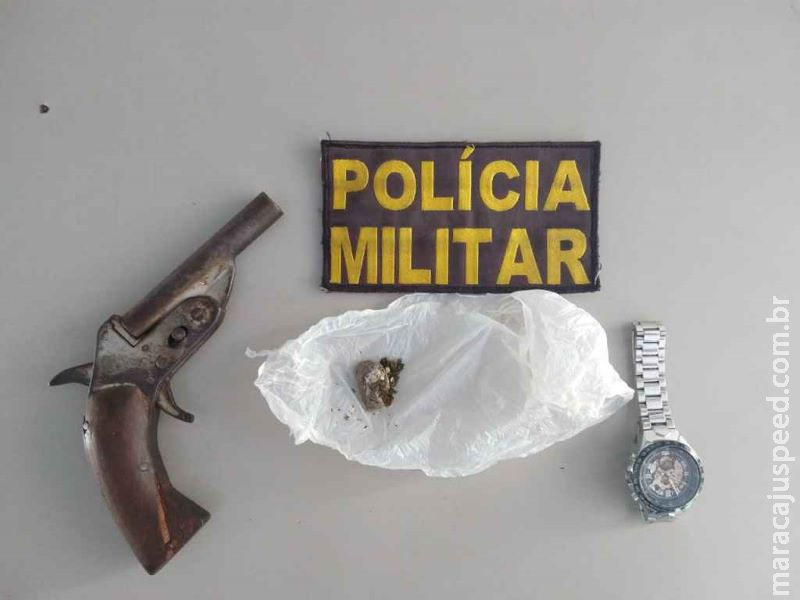 Menor traficava de moto e ameaçava matar vizinhos com arma de fogo Menor traficava de moto e ameaçava matar vizinhos com arma de fogo