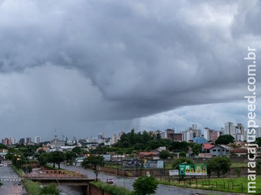 Meteorologia prevê quarta-feira de tempo fechado e chuva em MS