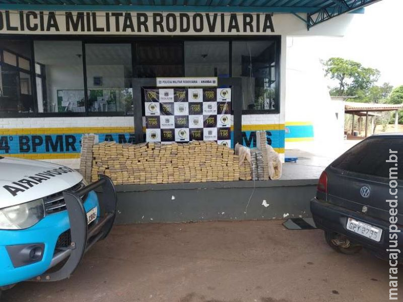 Paulista é preso em MS com quase 400 kg de maconha Paulista é preso em MS com quase 400 kg de maconha