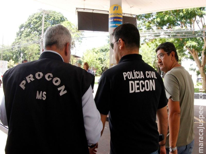 Procon inicia fiscalização a postos de combustíveis em MS Procon inicia fiscalização a postos de combustíveis em MS