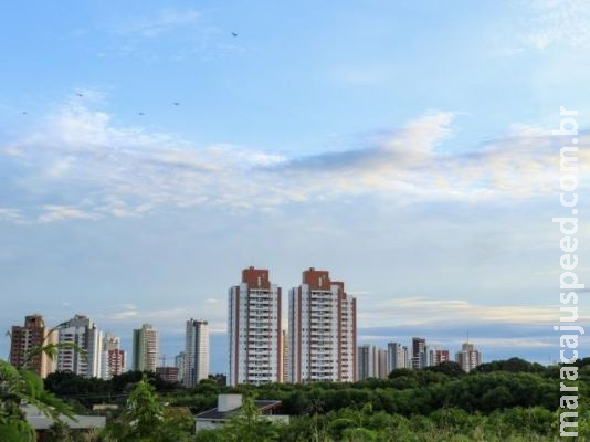 Quarta-feira será de predomínio de calor e chuva isolada em MS