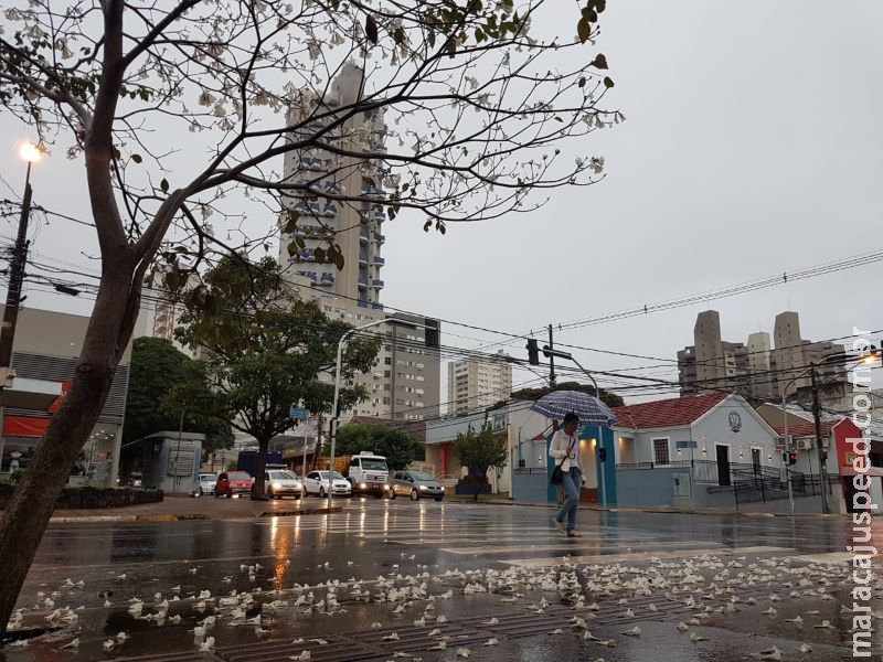 Sábado de Carnaval começa com temperaturas amenas e tem previsão de chuva em MS Sábado de Carnaval começa com temperaturas amenas e tem previsão de chuva em MS