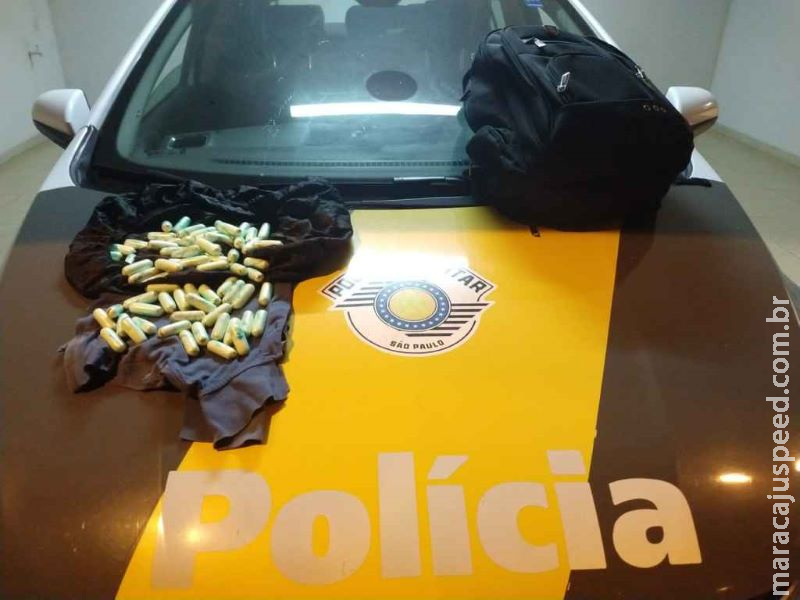 Traficante engole cocaína, atravessa MS e acaba preso em São Paulo com 94 cápsulas