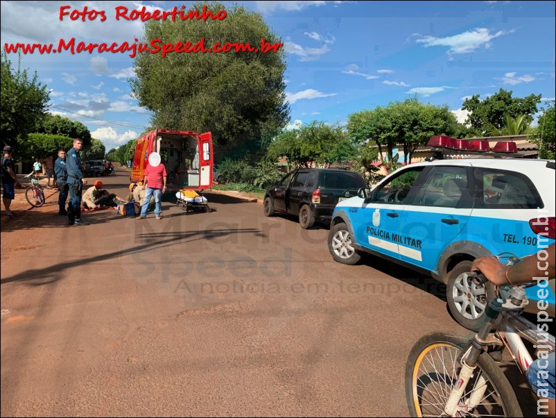 Maracaju: Homem conduzindo motocicleta tem fratura exposta em tíbia e fíbula após colidir com porta de veículo Maracaju: Homem conduzindo motocicleta tem fratura exposta em tíbia e fíbula após colidir com porta de veículo