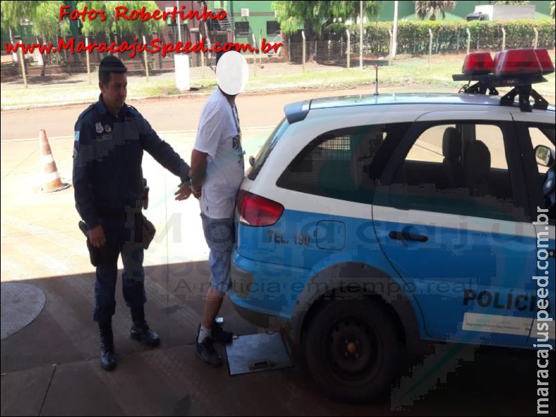 Maracaju: Homem é preso por tentar incendiar “Posto de Combustível” e a si mesmo com combustível