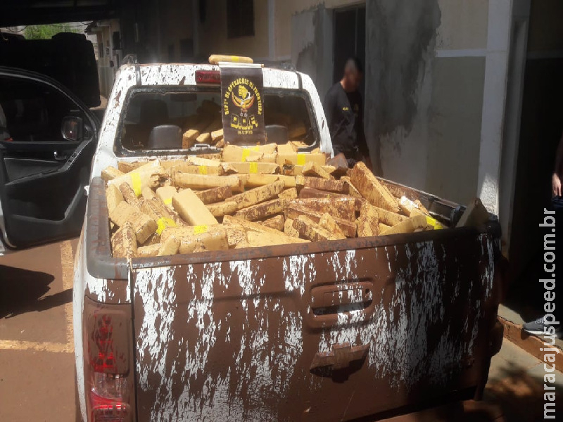 Maracaju: Veículo furtado é recuperado pelo DOF carregado com mais de uma tonelada de maconha durante a Operação Hórus