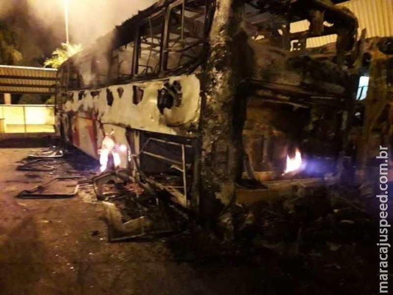 Polícia prende autor de incêndio em ônibus na rodoviária de Caarapó Polícia prende autor de incêndio em ônibus na rodoviária de Caarapó