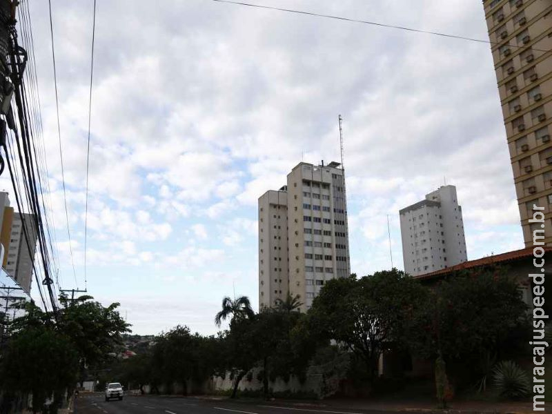 Quinta-feira será céu parcialmente nublado e previsão indica chuva em MS