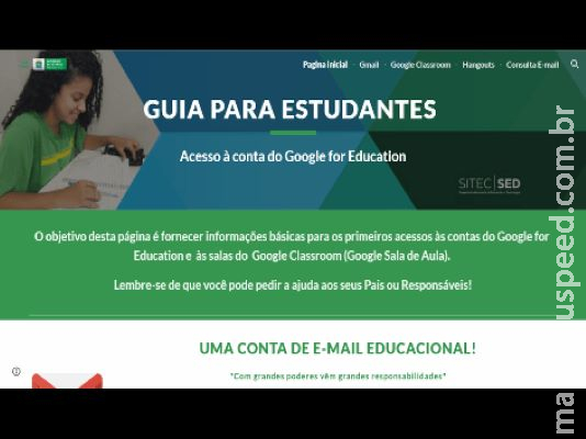 Alunos e professores da rede estadual já podem acessar plataforma de aulas remotas Alunos e professores da rede estadual já podem acessar plataforma de aulas remotas