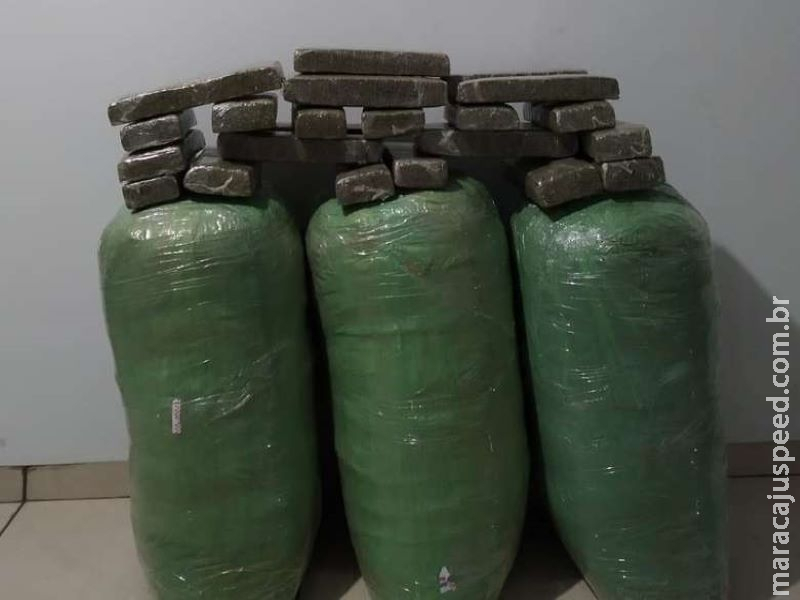 Com 63kg de droga, condutor desobedece ordens e tenta fugir da polícia