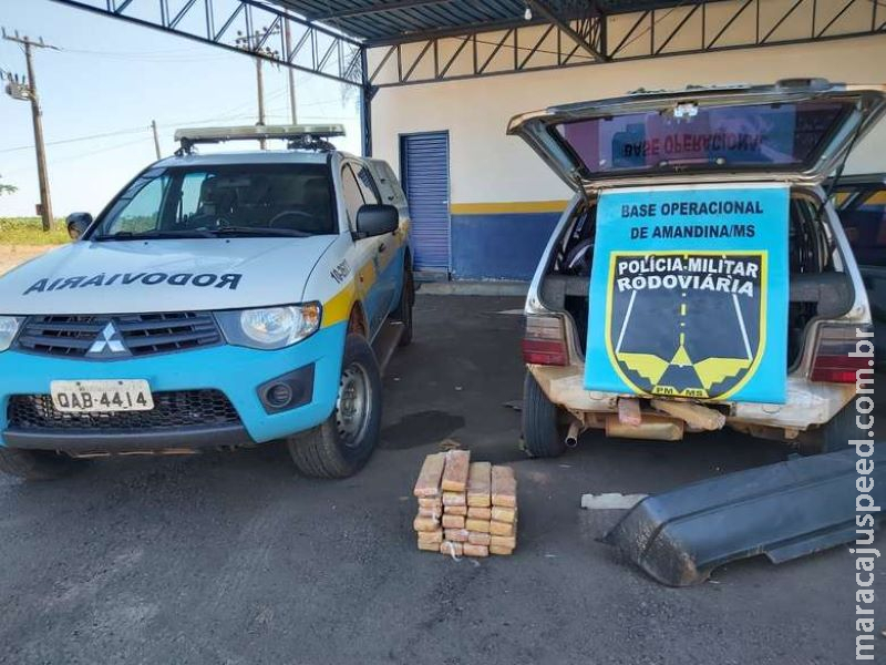 Com filhos no carro, mulheres são flagradas com mais de 20kg de maconha Com filhos no carro, mulheres são flagradas com mais de 20kg de maconha