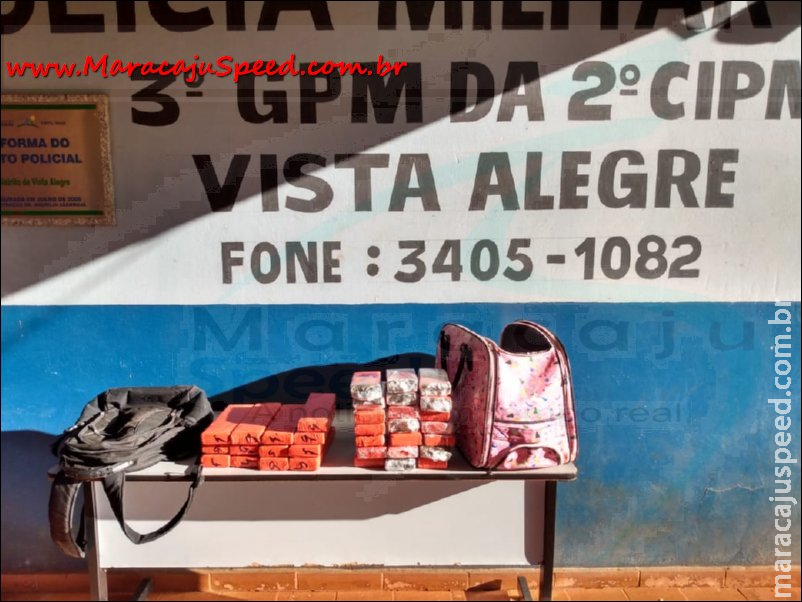 Distrito Vista Alegre: Polícia Militar prende mulher com quase 20 quilos de maconha
