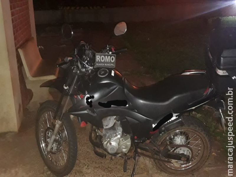 Guarda Municipal recupera moto furtada e prende autor Guarda Municipal recupera moto furtada e prende autor