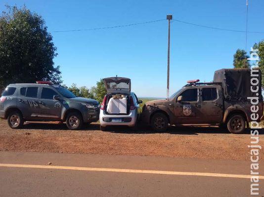 Homem é preso transportando maconha do MS para o Paraná Homem é preso transportando maconha do MS para o Paraná