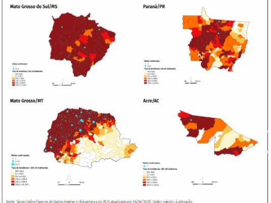Ministério coloca MS em situação de atenção por epidemia de dengue