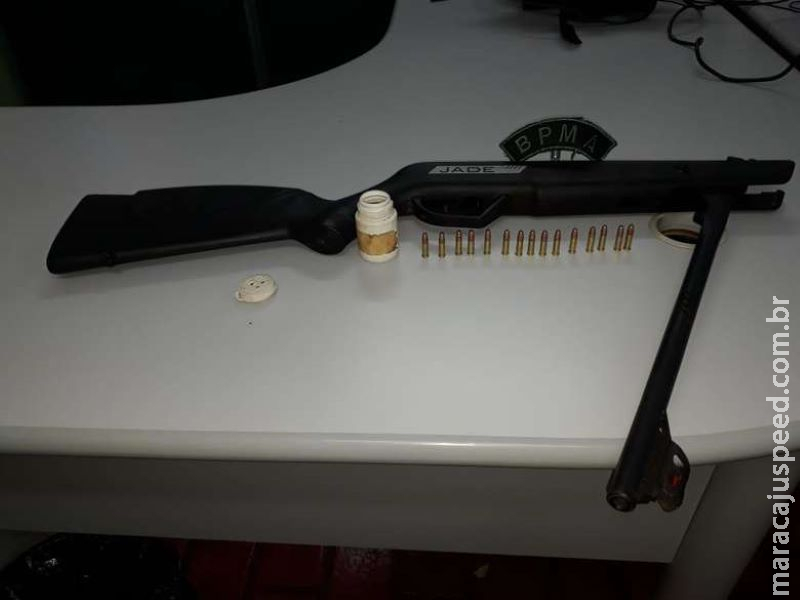 Pescadores abandonam armas de fogo e fogem da PMA na Capital Pescadores abandonam armas de fogo e fogem da PMA na Capital