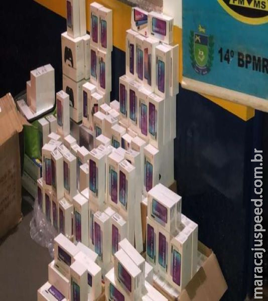 Carga de produtos importados avaliada em quase meio milhão de reais é apreendida Carga de produtos importados avaliada em quase meio milhão de reais é apreendida