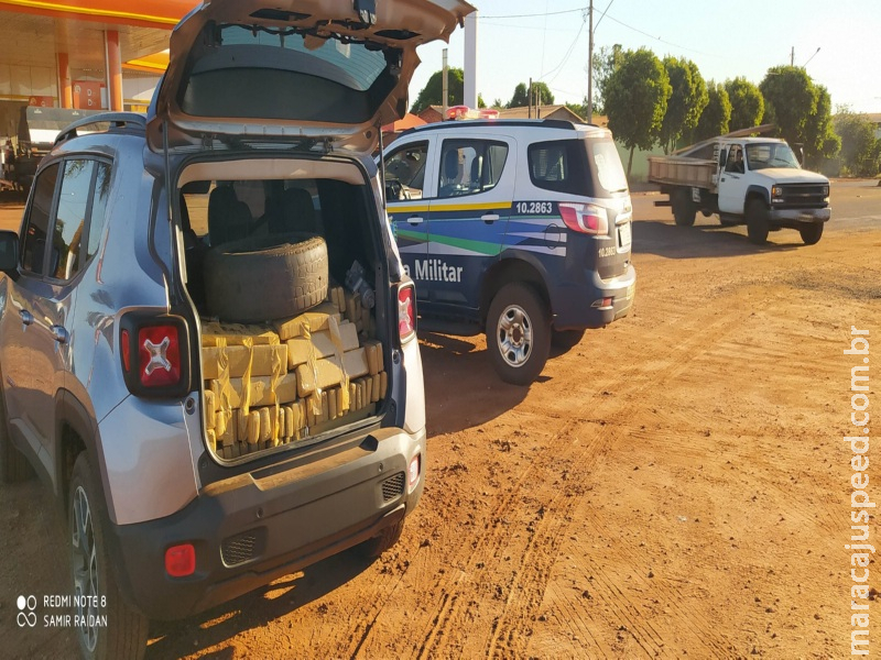 Maracaju: Polícia Militar apreende veículo com 747 kg de Maconha no Distrito Vista Alegre