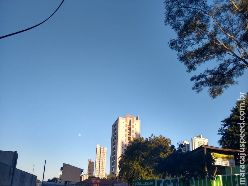Segunda-feira de tempo seco e máxima é de 32ºC em MS Segunda-feira de tempo seco e máxima é de 32ºC em MS