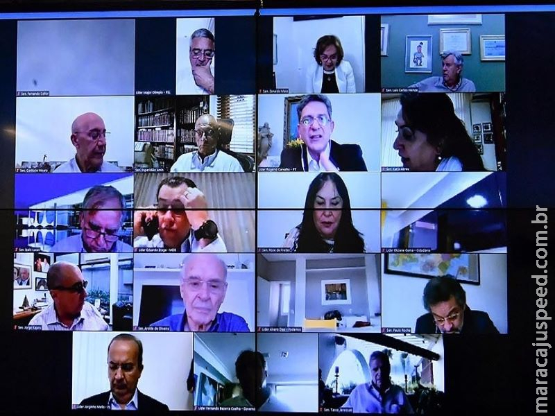 Senadores questionam tempo para manifestações durante sessões virtuais Senadores questionam tempo para manifestações durante sessões virtuais