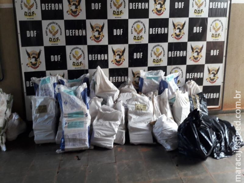 Veículo furtado em Minas Gerais foi recuperado pelo DOF com quase meia tonelada de maconha durante a Operação Hórus Veículo furtado em Minas Gerais foi recuperado pelo DOF com quase meia tonelada de maconha durante a Operação Hórus