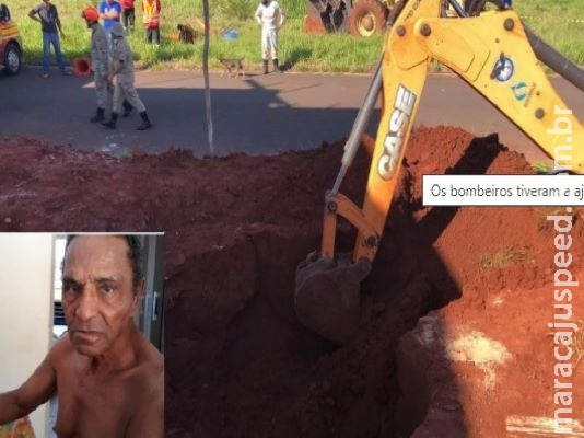 Idoso morre soterrado durante trabalho em fossa