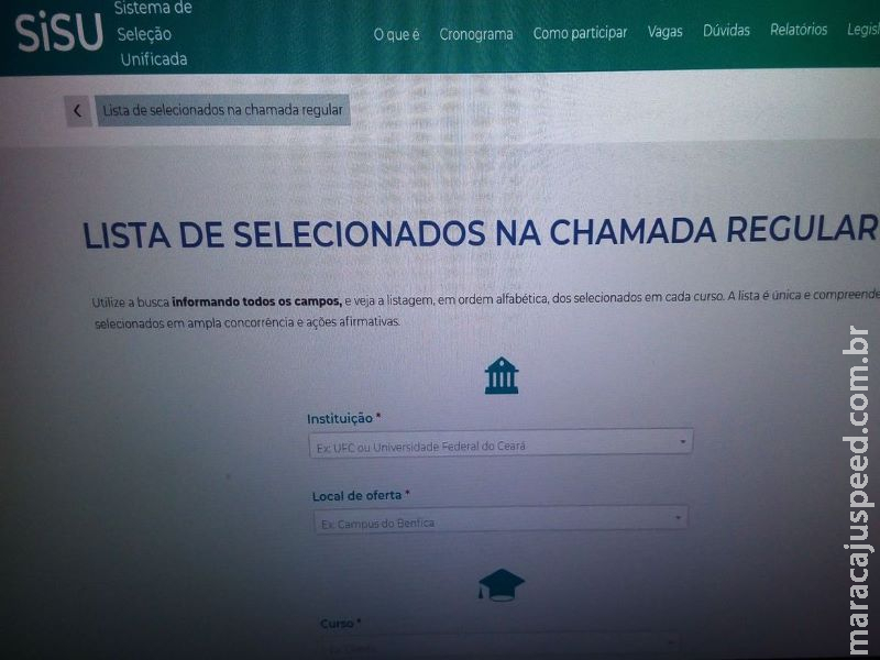 Inscrição para o Sisu é adiada e vai de 7 a 10 de julho Inscrição para o Sisu é adiada e vai de 7 a 10 de julho