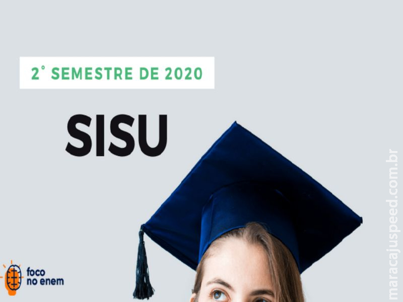 Inscrições para o Sisu 2020.2 começam em 16 de junho Inscrições para o Sisu 2020.2 começam em 16 de junho