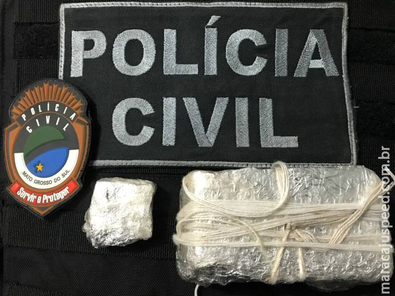 Polícia Civil de Jardim prende traficante que iria jogar droga para o interior de Presídio