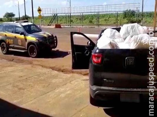 Polícia encontra quase meia tonelada de maconha na carroceria de utilitário Polícia encontra quase meia tonelada de maconha na carroceria de utilitário