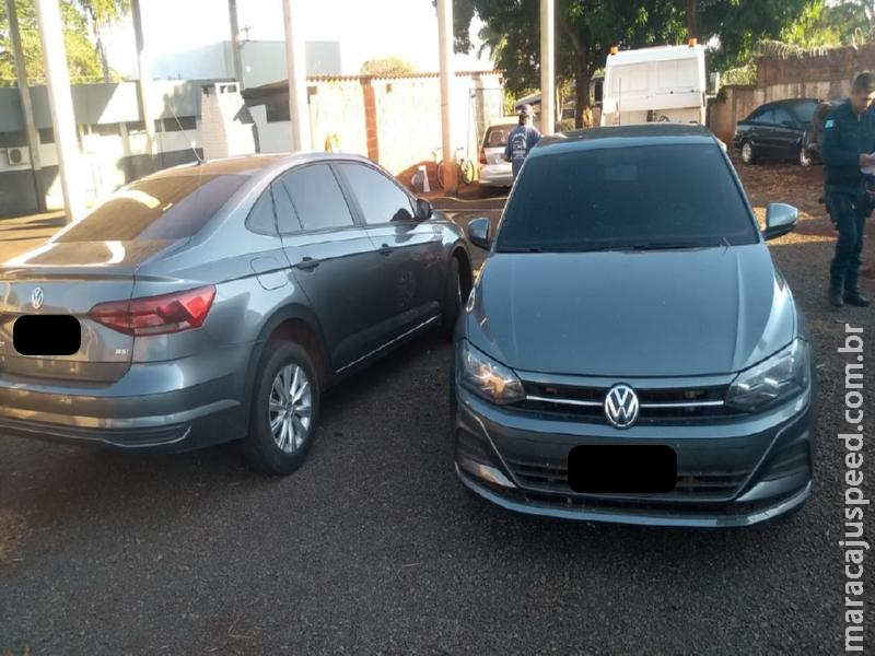 Ação da Polícia Militar de Maracaju, através de informação passada pela PRF, resulta na recuperação de veículo VW/Virtus com queixa de roubo/furto