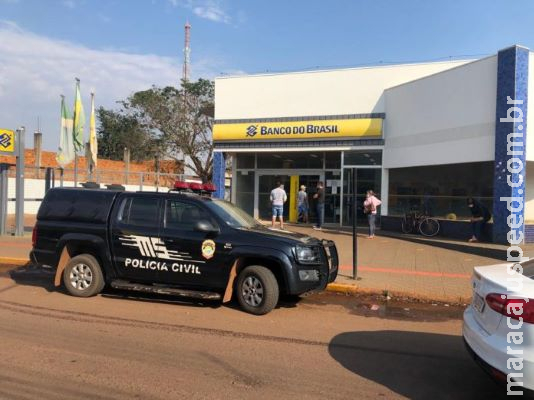 Bandidos armados invadem agência do Banco do Brasil de Nova Alvorada do Sul