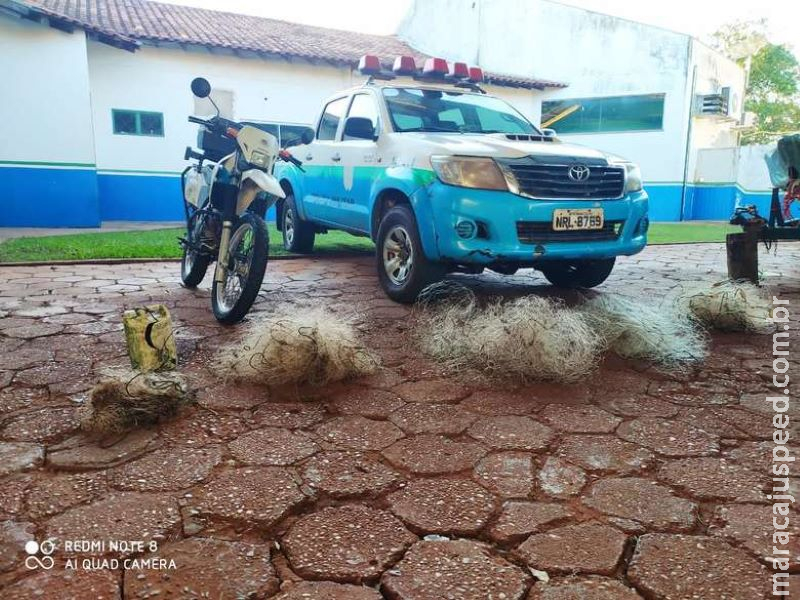 Em fiscalização, PMA retira petrechos ilegais dos rios e solta 6 kg de pescado Em fiscalização, PMA retira petrechos ilegais dos rios e solta 6 kg de pescado