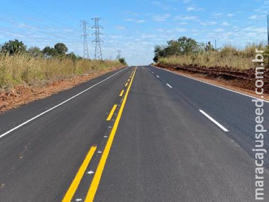 Governo federal entrega novo trecho restaurado da BR-262 em MS