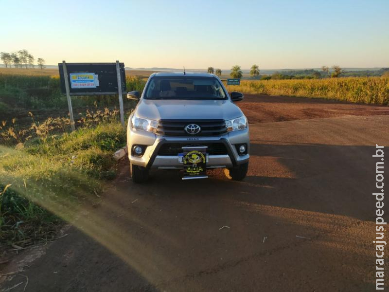 Maracaju: Camionete roubada em Minas Gerais é recuperada pelo DOF durante a Operação Hórus Maracaju: Camionete roubada em Minas Gerais é recuperada pelo DOF durante a Operação Hórus