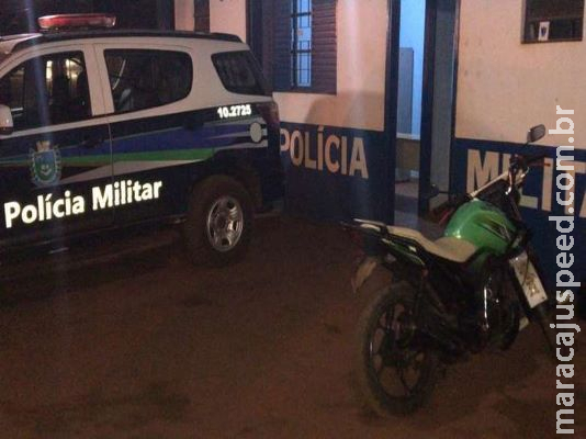 Motocicleta furtada em Ponta Porã é recuperada Motocicleta furtada em Ponta Porã é recuperada