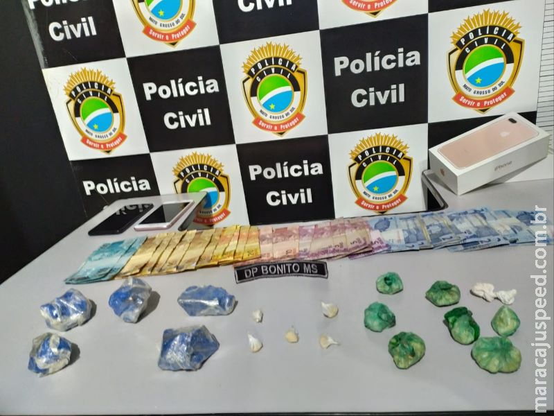Polícia Civil de Bonito fecha boca de fumo e prende traficante Polícia Civil de Bonito fecha boca de fumo e prende traficante