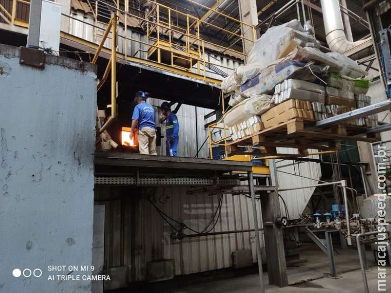 Polícia incinera mais de 24 toneladas de drogas em farinheira de Dourados