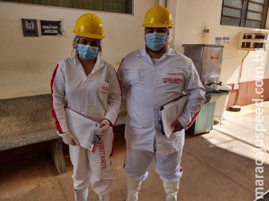 Saúde do Trabalhador vistoria instalações no frigorífico Buriti em Aquidauana