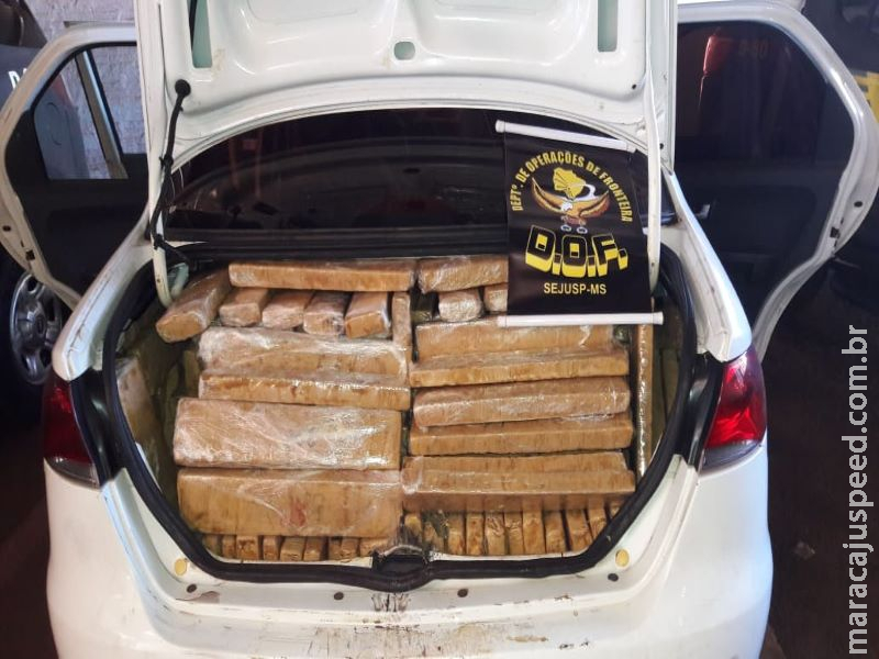 Veículo que seguia para São Paulo com mais de 300 quilos de maconha foi apreendido pelo DOF durante a Operação Hórus Veículo que seguia para São Paulo com mais de 300 quilos de maconha foi apreendido pelo DOF durante a Operação Hórus