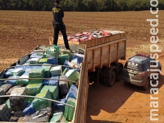 Apreensão de 33,3 toneladas de maconha em cidade do MS é a maior já feita no Brasil Apreensão de 33,3 toneladas de maconha em cidade do MS é a maior já feita no Brasil