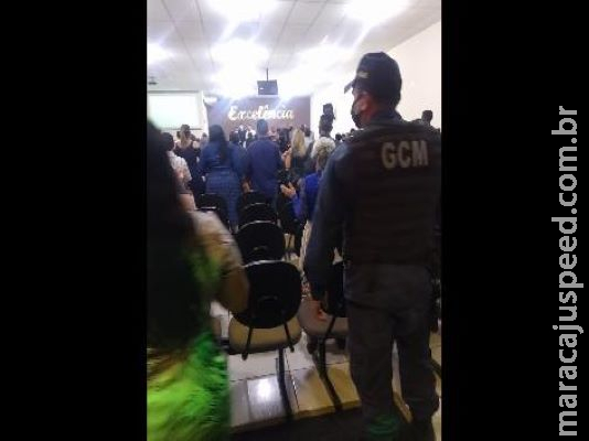 Igreja no Aero Rancho é notificada por aglomeração e descuido com biossegurança