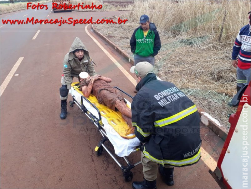 Maracaju: Bombeiros salvam adolescente de 15 anos que ficou por cerca de três dias as margens de rodovia. Jovem estava com hipotermia e gritava por socorro