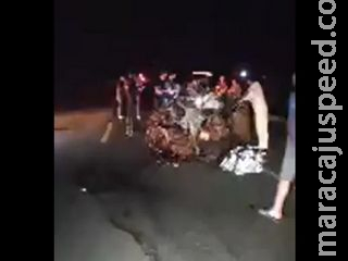 Motorista morre em acidente com carreta em anel viário da BR-163 Motorista morre em acidente com carreta em anel viário da BR-163